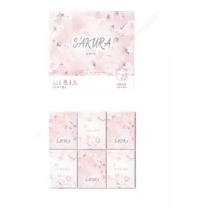 Sakura Serisi Kağıt Mendil, (18 Adet)