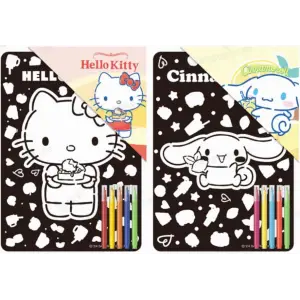 Sanrio Lisanslı Hello, Boyama Seti (, )(A), Kitty ve Arkadaşları, 2 Çeşitli Model