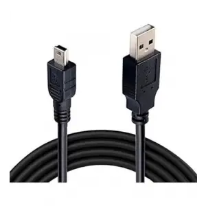 Şarj Kablosu, 4575 Mini USB to USB Data, Siyah