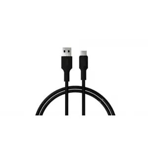 Şarj Kablosu, Siyah (100 CM), Basic USB A-C Hızlı