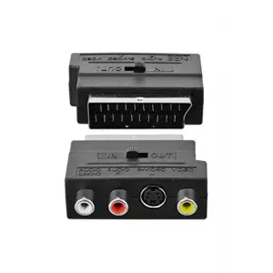 Scart Anahtarlı (in-out) Adaptör