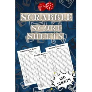 Scrabble Score Sheets: Score Keeper Notebook Scrabble Score Cards, Scrabble Score Keeper