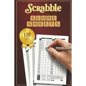 Scrabble Score Sheets: Scrabble Game Book Pad, 120 Sheet Score Card Notebook, Record Your Scrabble Games! Paperback, Scrabble Game Book Pad