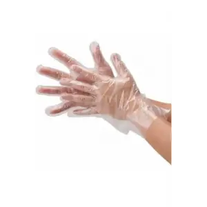 Şeffaf Eldiven, 100 Adet, M Beden, Unisex