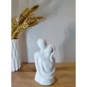 Sevgi temalı soyut dekoratif heykel
