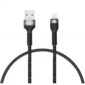 Shira Serisi Lightning Usb Kablo 30 cm Siyah