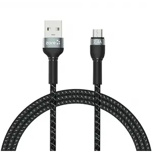 Shira Serisi Micro USB Kablo 1 Metre Siyah