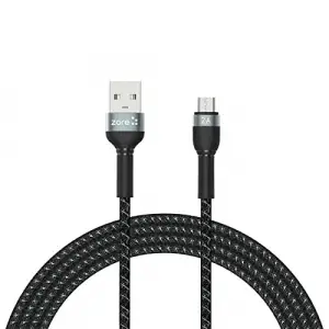 Shira Serisi Micro Usb Kablo 2 Metre Siyah
