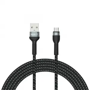 Shira Serisi Micro USB kablo 3m, siyah