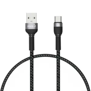 Shira Serisi Type-c Usb Kablo 30 cm Siyah