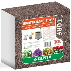 Sıkıştırılmış Torf, 10 L.