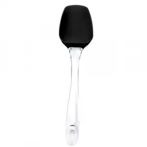 Silikon Spatula, Şeffaf Tutma Yeri, Siyah