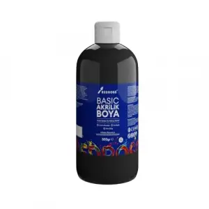 Siyah Basic Akrilik Boya 500 g