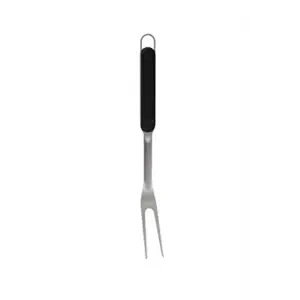 Siyah Paslanmaz Çelik Et Çatalı, 43 cm