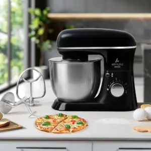 Siyah Power Chef stand mikser