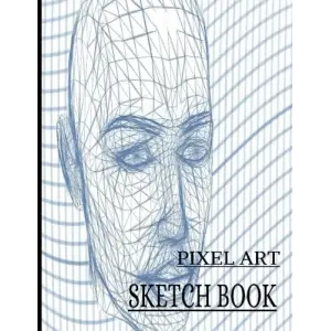 Sketch Book Pixel Art Grid Paper