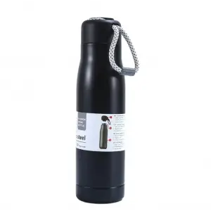 Skm015 Siyah 550 ml Çelik İçli Termos