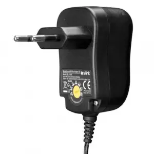 SL-128C 3 Volt - 12 Volt 1 Amper Ayarlı 8 Uçlu Swıtch Mode Plastik Kasa Adaptör