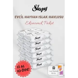 Sleepy 12 AL 10 Öde Evcil Hayvan Mendili