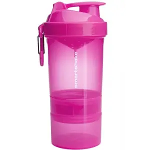 Smart Shake Original 2go Shaker, Neon Pembe, 600 ml