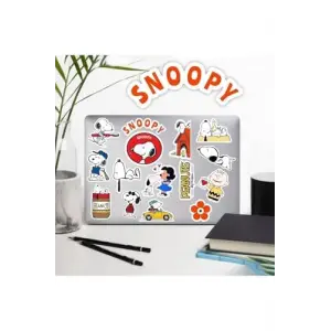 Snoopy Peanuts Macbook Notebook Tablet Telefon Ajanda Laptop Defter Sticker Seti