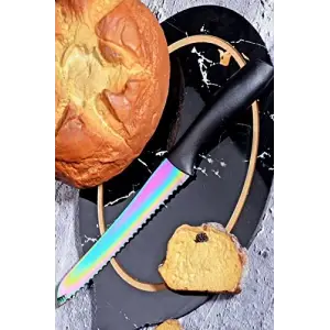 SPRENDA Titanyum Ekmek Bıçağı Paslanmaz 34 CM