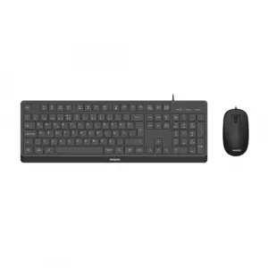 SPT6238 USB Kablolu Multimedia Sessiz Türkçe Q Klavye Mouse Seti Siyah