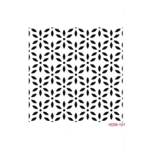 Stencil (Şablon) Home Decor 25 * 25 Hdm-151 Tek Ebat