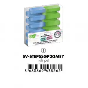 Steps Silgi Pastel Gök Mav-Elma Ysl 2li Pet