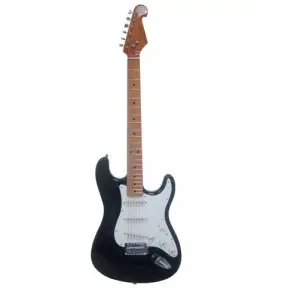 Stratocaster Elektro Gitar (Black)