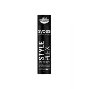 Style Plex Saç Spreyi, 400 ml, 3 Adet, Siyah