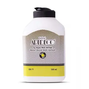 Su Bazlı Mat Vernik, 500ml