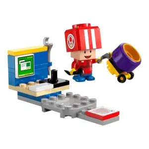 Super Mario 30702 Toad (Pit Crew)
