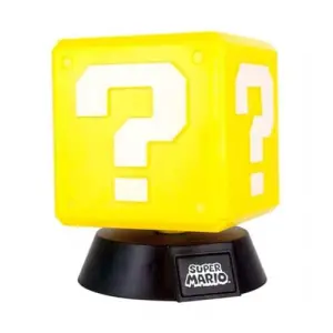 Super Mario Question Block 3D Lamba Icon Light Nintendo
