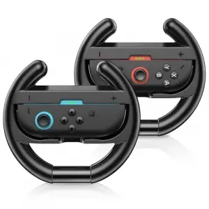 Switch Steering Wheels for Nintendo Switch 2 JoyCon Controllers; Switch 2 Racing Wheels for Mario Kart World; 8 Deluxe