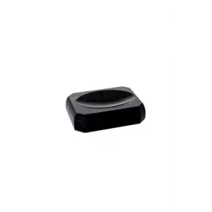 System Cyrstal Bath Accessory Soap Dish Brown Siyah Tek Ebat Ba2051 008 C7