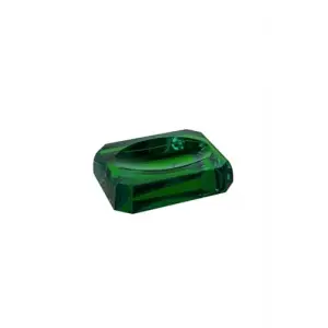 System Cyrstal Bath Accessory Soap Dish Green Yeşil Tek Ebat Ba2051 008 C5