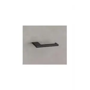System Plaın Tuvalet Kağıtlığı Siyah Renk 15X80X154 Mm