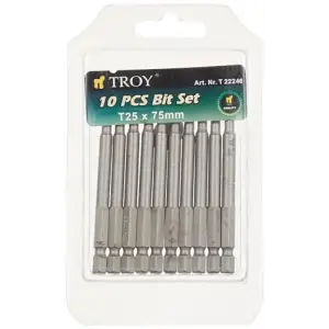 T 22246 Torx Bits Uç Seti, T25 X 75 Mm