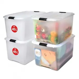 TB-45 Kutu Seti, 45L, Şeffaf