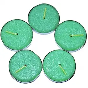 Tea Lights Yeşil Mum 5Ad