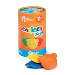 Teddy Bebek Crayons 12Li +1 Yaş