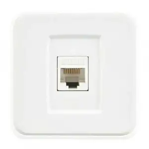 Tekli Data Prizi (RJ45 Cat5E), Beyaz