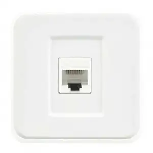 Tekli Data Prizi (RJ45 Cat6), Beyaz