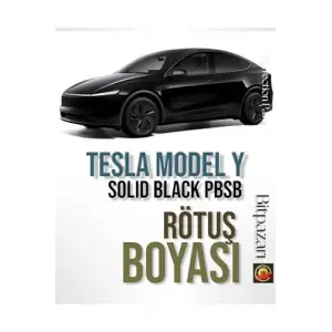 Tesla Model Y Solid Black Pbsb Rötuş Boyası 25 ml, TESLAYPBSBff