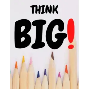 THINK BIG! Pencil Sketch Pad: sketch pad