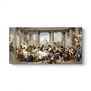 Thomas Couture Romanın Çöküşü Tablosu 160 x 80