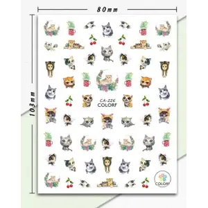 Tırnak Süsleme Dekoru Sticker