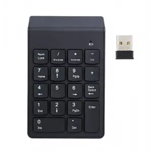 TR-59 Süper İnce Kablosuz Keypad Klavye NumLock Numped