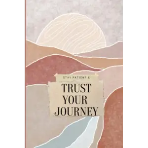 Trust Your Journey: 100 Page Dotted Grid Journal